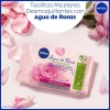 Toallitas Desmaquillantes Nivea Agua De Rosas 25 Piezas