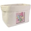 Large '80s Style Pattern' Canvas Organiser/Storage Bag (OR00013345)