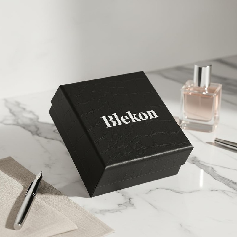 Blekon Collection Japanese Quartz Women's Elegant 26mm Rectangular Case Concho