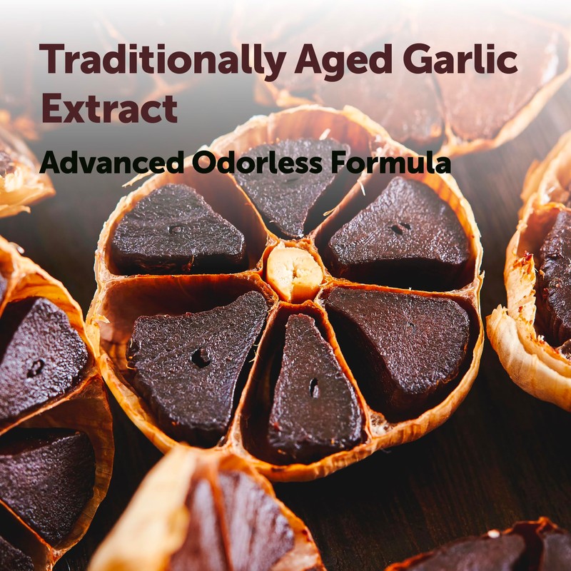 Micro Ingredients Odorless Garlic, 300 Softgels | 2 Years Aged