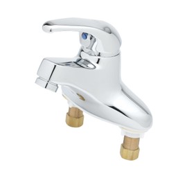 T&S Brass B-2711-VF05 Single Lever Faucet W/ 0.5 Gpm Spray Device, Chrome