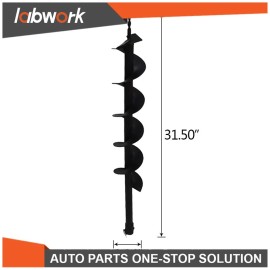 findmall Labwork Earth Auger Drill Bits Fit For Gas Powered Post Fence Hole Digger 4 Inch