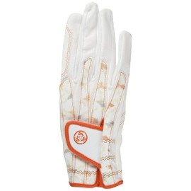 Casco Golf Gloves, Glossy Gloves, Golf Gloves, Women's SF-1918LR Kingfish (White) One Size Fits All