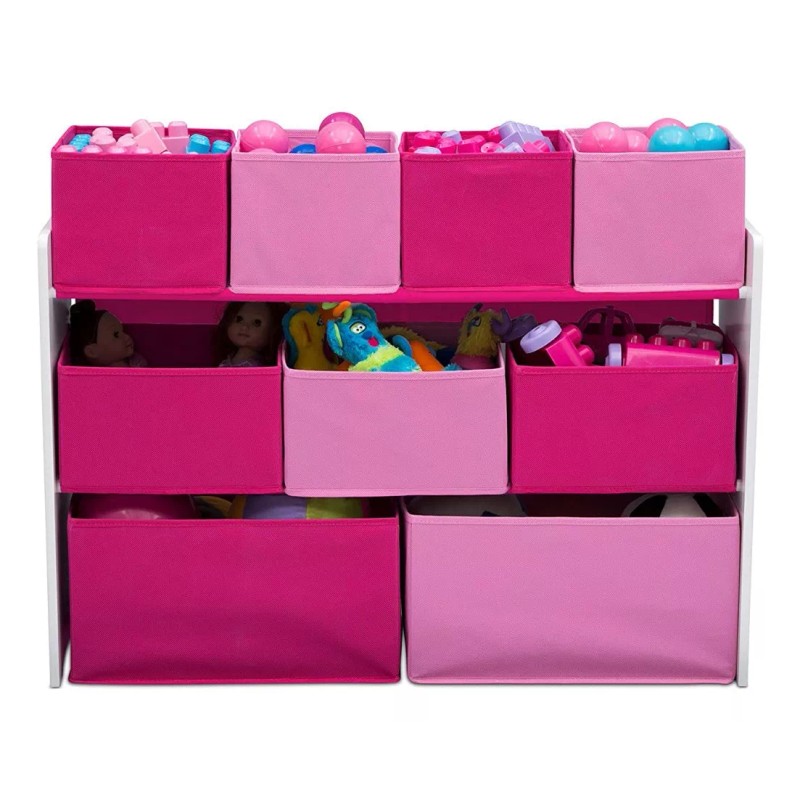 Delta Children Organizador Almacenamiento Juguetes 9 Cubos Interior