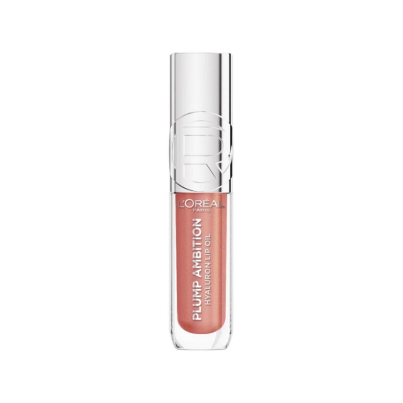 L'Oreal Plump Ambition Hyaluron Lip Oil 650 Nude Macaron, 1pc