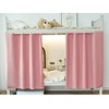SIQITECHNO Thickened Blackout Bottom Solid Bunk Bed Curtains Students Home