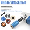 Mesee 2 Pieces Angle Grinder Attachment Adapters M14 Female to