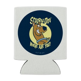 Where Are You Scooby-Doo Can Cooler - Drink Sleeve Hugger Collapsible Insulator - Beverage Insulated Holder