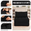 HABUTWAY Folding Sofa Bed, Convertible Sleeper Chair Bed w/Dual-Pillow &