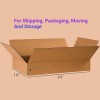 FixtureDisplays 25PC Shipping Boxes 24X14X4" Corrugated Cardboard Packing Moving Storage