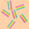 MFUOE 24 Pieces Rainbow Plastic Rubber Eraser Pencil Eraser for