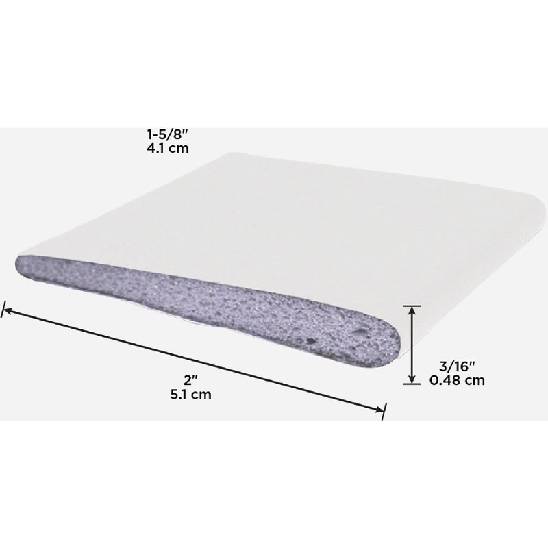 M-D Building Products 51502 White Door Corner Seal for Interior