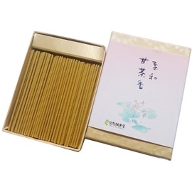 Awaji Baikaundo Incense, Mini Size, Soft and Sweet Tea Incense, 2.9 oz (55 g), Natural Sandalwood, Frankincense Purifying Incense #49