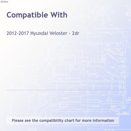 Upgrade Your Auto 3pc Carbon Fiber Pillar Post Covers for Hyundai Veloster 2012-2017 2dr