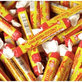 Atkinson's Long Boy Coconut Chewy Caramel Bulk Individually Wrapped Candy (3 Pound)