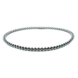 Shungite Necklace for Men/Women (AAA Grade Shungite Elite) Protection Necklace Handcrafted by Master Shaman made in USA (22, 8mm (Medium Beads))