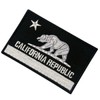 EmbTao California Tactical Embroidered Applique Fastener Hook&Loop Patch - White