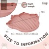 Firgi IVORY Food Grade Silicone Dishware Plates for Baby and