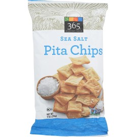 365 by Whole Foods Market BestBy12/24 365 Everyday Value Pita Chips Sea Salt 9oz Crispy Snack