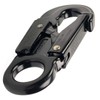 ProClimb Aluminum Double Lock Captive Eye Forged Snap Hook Black
