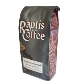 Raptis Coffee Roasters Signature Blend Ground Coffee 12oz bag