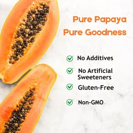 Papaya Fruit Powder 16 oz | 100% Natural Papaya Powder for Juices, Smoothies, Milk Shakes, Fruit Salads | Free from Preservatives, Artificial Colors, | Vegan, Gluten-Free