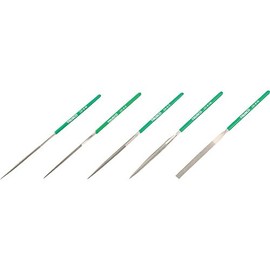 TRUSCO, GS-8-SET, Diamond File for Precision Use, Blade Length 2.75 in (70 mm), Set