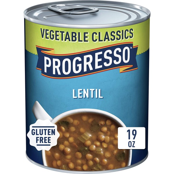 Progresso Vegetable Classics Soup, Lentil, 19 oz (Pack of 6)