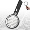 EEEKit Magnifying Glass with Light, 30 LED 1 UV 5X