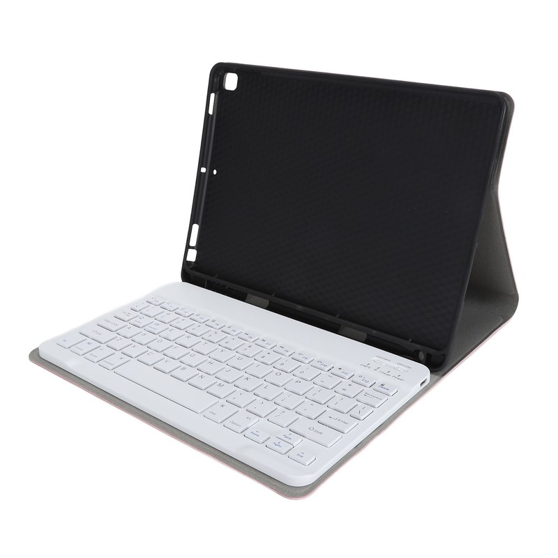 Wireless Bluetooth Keyboard with Magnetic Case Pencil Holder for IOS