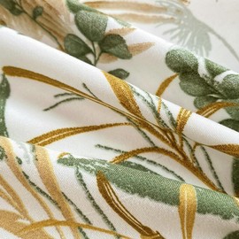 Mateju Floral print Pillowcases, Soft Breathable Fade Resistant Microfibre Pillowcases 48x74cm