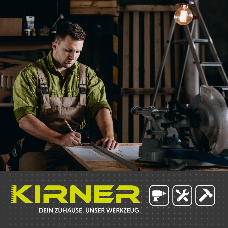KIRNER Jigsaw Blades Wood Pack of 10 [Up to 5x