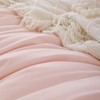 ROSGONIA King Size Comforter Set Blush, 3pcs (1 Boho Grey