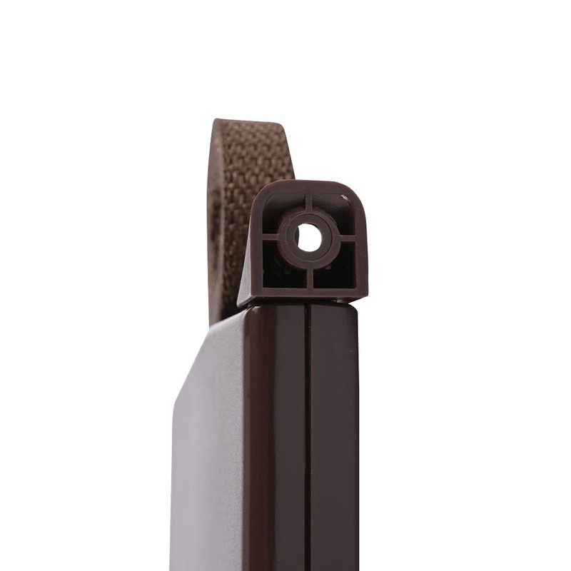 Bra418 Roller Blind Winder Surface-Mounted Brown Pivoting and Belt Strap
