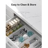 SUNLY Roll Up Dish Drying Rack, Over The Sink Dish