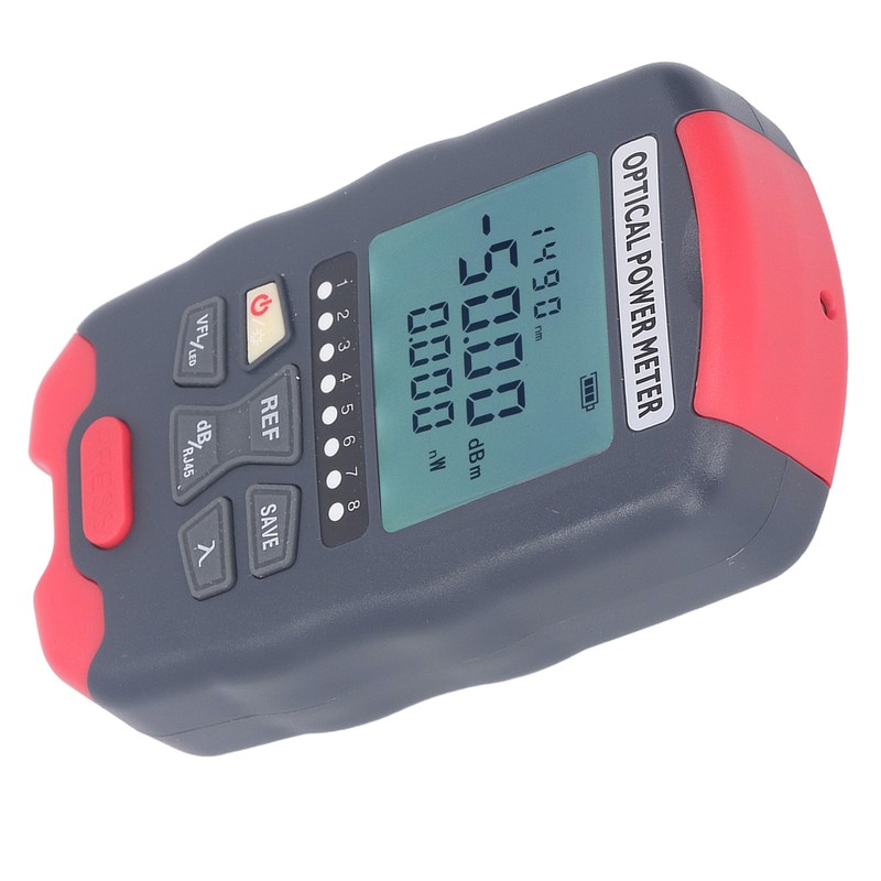 20KM Fiber Optic Power Meter Red Light VFL Visual Fault