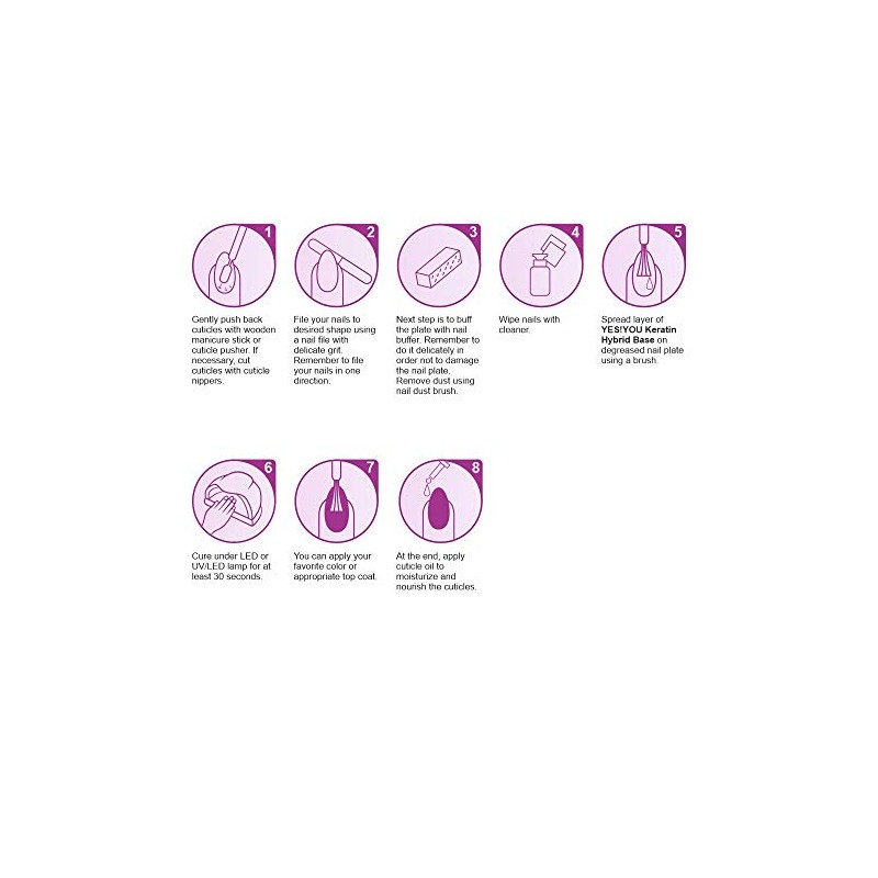 YES!YOU Keratin Hybrid Base, 15 g