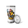 Firefighter Rubber Duck Stainless Steel Insulated Tumbler