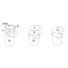 Hachiman Bucket S - Sturdy (Cafe au Lait)