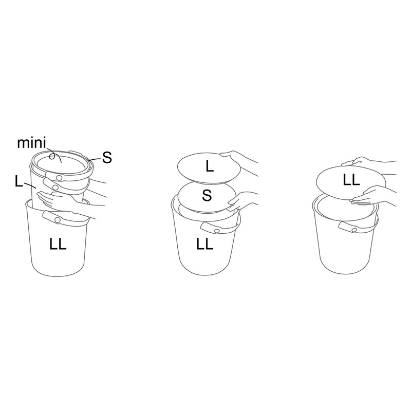 Hachiman Bucket S - Sturdy (Cafe au Lait)