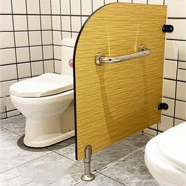 XNXWDZ Urinal Screen Toilet Partition, Toilet Privacy Partition Wooden Partition Screen, Suitable for School (60x60cm)