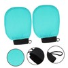 Baluue 2pcs Exfoliating Gloves Body Scrubbers Rayon Material for Neck