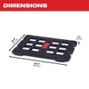 BHAWIK 48-22-8485 for Milwaukee PACKOUT Mounting Plate, Small, Black