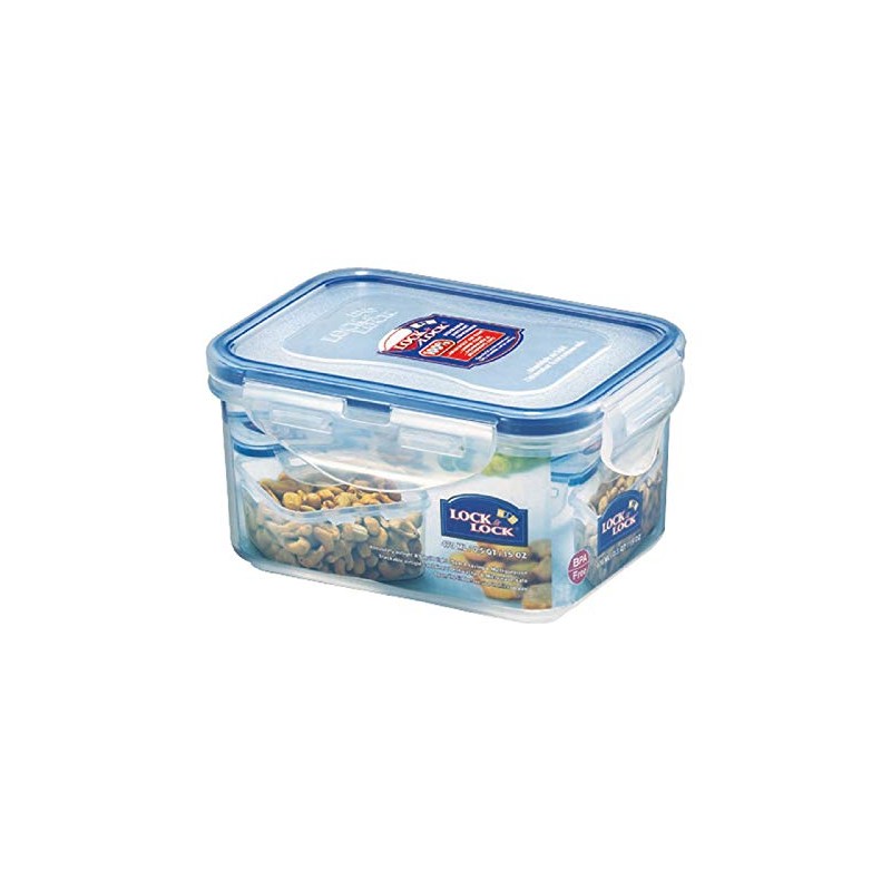 HPL807 Food Storage Container, Multifunctional Box, 0.47 L, Set of