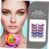 SAFIGLE 5Pairs Faux Lashes Creative Artificial Eyelashes for Stunning Eye