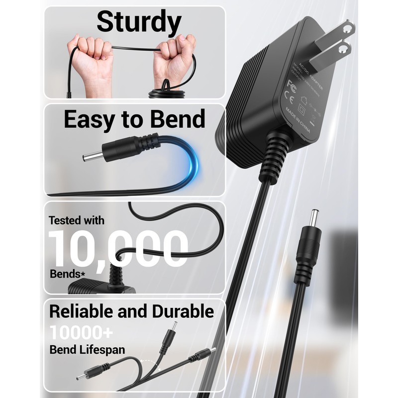 12V Power Supply Compatible with Bullseye Pro Max Digital Tire