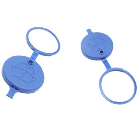 Replacement Car Washer Bottle Cap 2pcs 53mm Automobile Washer Wiper Cleaning Fluid Bottle Cover for Peugeot 206, 207, 408