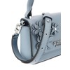 GUESS Zaria Mini Top Handle Flap, Slate