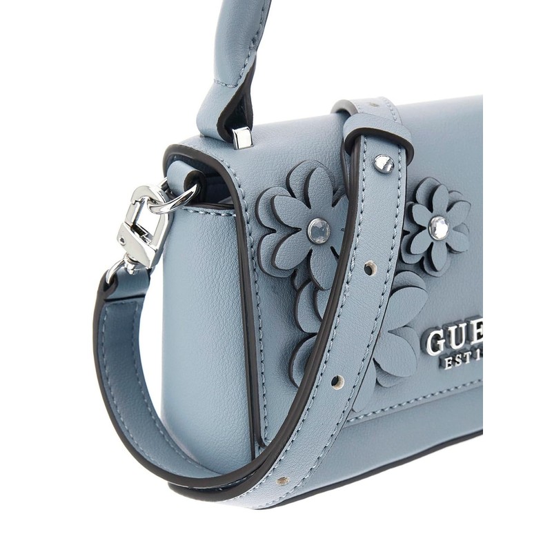GUESS Zaria Mini Top Handle Flap, Slate