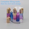 Newzoll Glass Roller Bottles, 5ml Mix Gradient Color Roll on